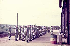 Parade for handover from 1 Armd Sqn Wksp and takeover on raising of 106 Fd Wksp - 1 Nov 68 Parade for handover from 1 Armd Sqn Wksp and takeover on raising of 106 Fd Wksp - 1 Nov 68