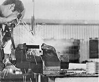 welding at vice