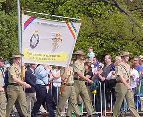 RAEME Banner Party readying to go bk56