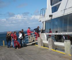 All aboard after lunch & back to Hobart